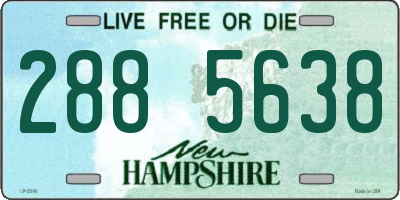 NH license plate 2885638