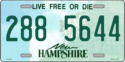 NH license plate 2885644