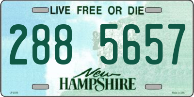 NH license plate 2885657