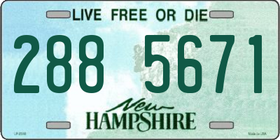 NH license plate 2885671