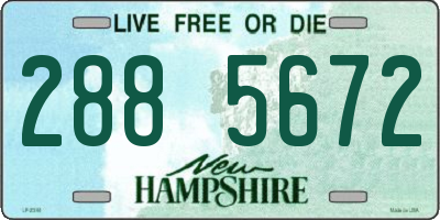 NH license plate 2885672