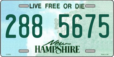 NH license plate 2885675