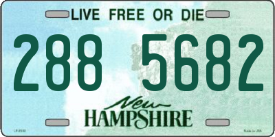 NH license plate 2885682