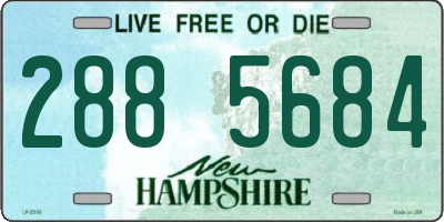 NH license plate 2885684
