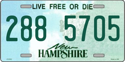 NH license plate 2885705