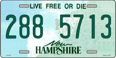 NH license plate 2885713