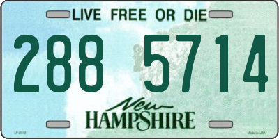 NH license plate 2885714