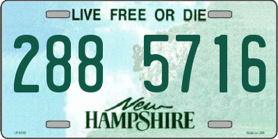 NH license plate 2885716