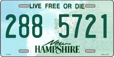 NH license plate 2885721