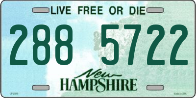 NH license plate 2885722