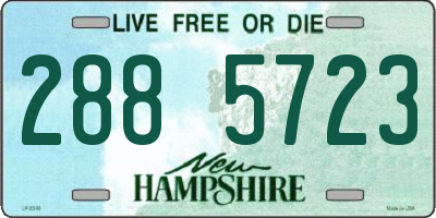 NH license plate 2885723