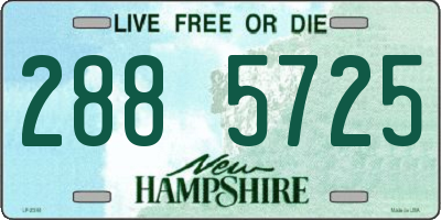 NH license plate 2885725