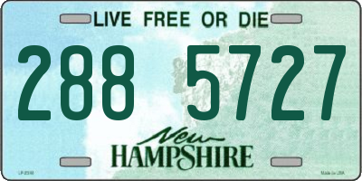 NH license plate 2885727