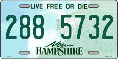 NH license plate 2885732