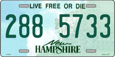 NH license plate 2885733