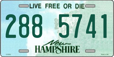 NH license plate 2885741