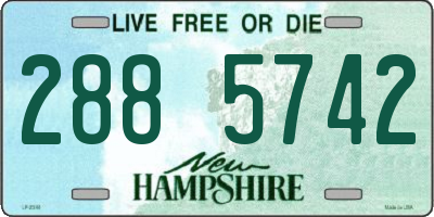 NH license plate 2885742