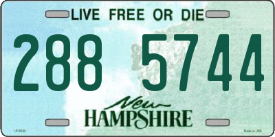NH license plate 2885744