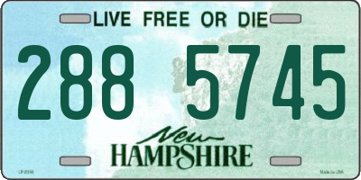 NH license plate 2885745
