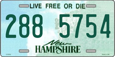 NH license plate 2885754