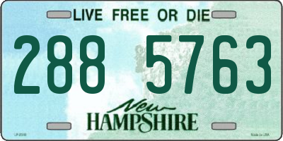 NH license plate 2885763