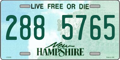 NH license plate 2885765