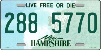 NH license plate 2885770