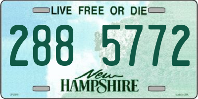 NH license plate 2885772