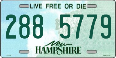 NH license plate 2885779