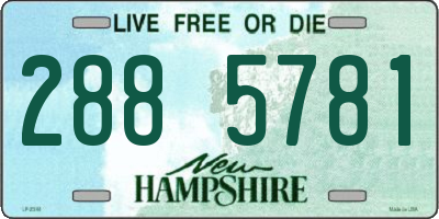 NH license plate 2885781
