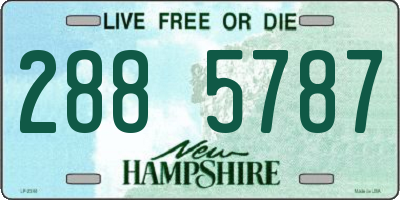 NH license plate 2885787