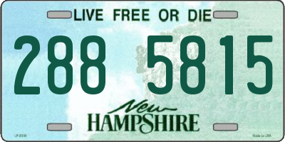 NH license plate 2885815