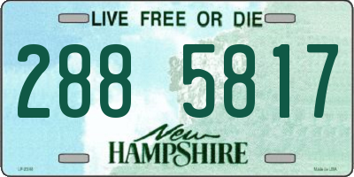 NH license plate 2885817