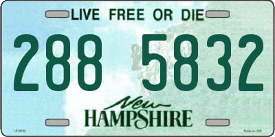 NH license plate 2885832