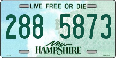 NH license plate 2885873