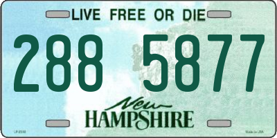 NH license plate 2885877