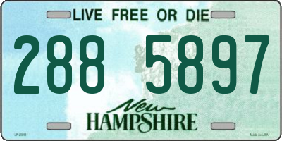 NH license plate 2885897
