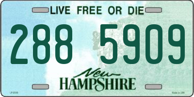 NH license plate 2885909