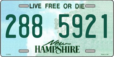 NH license plate 2885921
