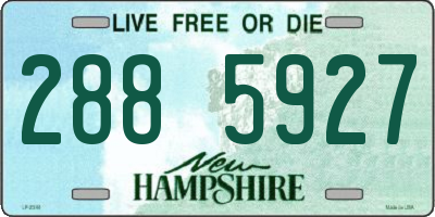 NH license plate 2885927