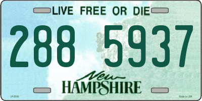 NH license plate 2885937