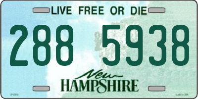 NH license plate 2885938