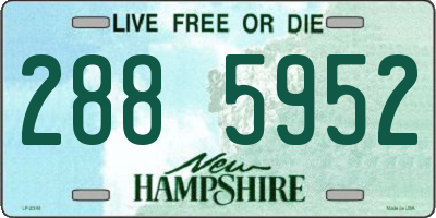 NH license plate 2885952