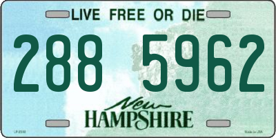 NH license plate 2885962