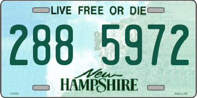 NH license plate 2885972