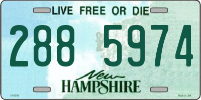 NH license plate 2885974