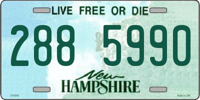 NH license plate 2885990