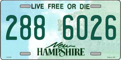 NH license plate 2886026
