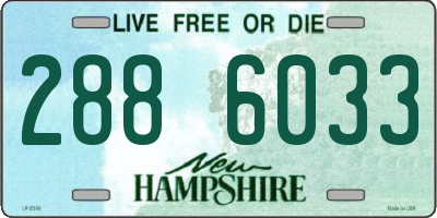 NH license plate 2886033