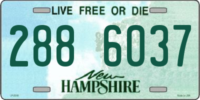 NH license plate 2886037